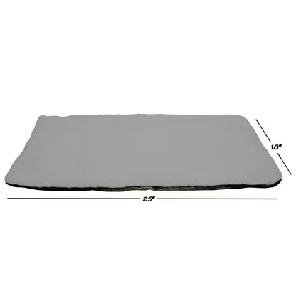 Small Gray Self-Warming Thermal Pet Crate Pad