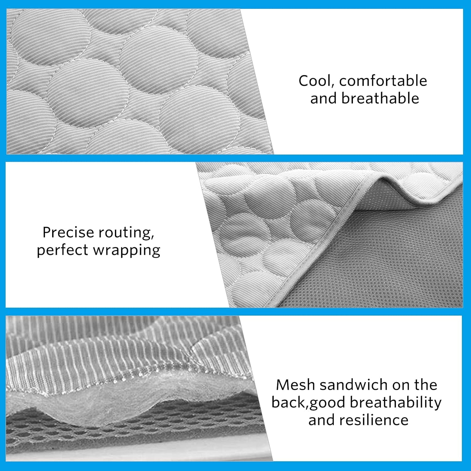 Pet Cooling Mat, X-Large, 3-4 Degree Cooler, No Water or Electricity Needed, Portable and Foldable, Safe for Dogs and Cats, Non-Irritating, Easy to Use, 3 Years Warranty