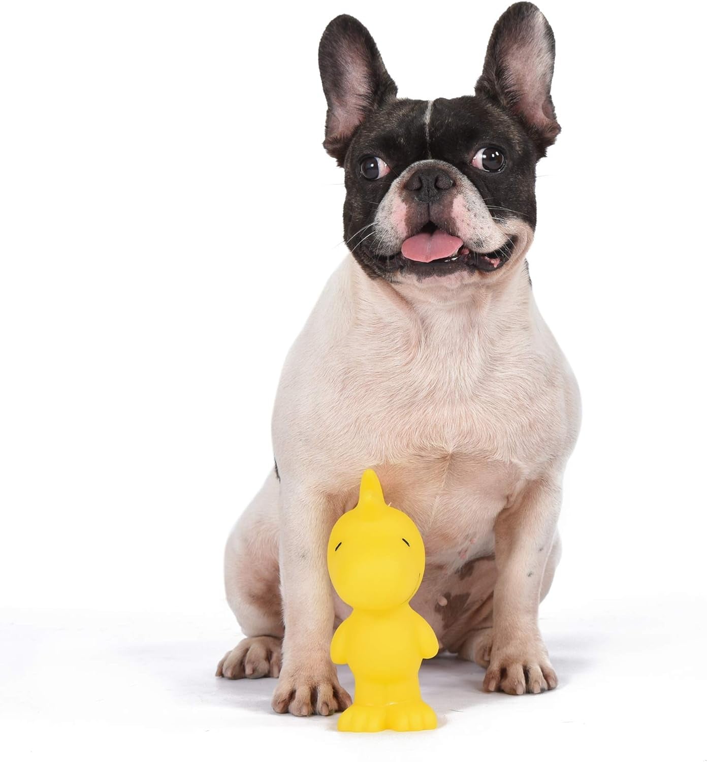 Charlie Brown Woodstock Vinyl Squeaker Dog Toy - Fun and Cute Vynil Toys for Aggressive Chewers - Officially Licensed, 5.5 Inch